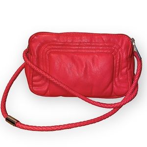 MARK. Crossbody Faux Leather Coral Bag